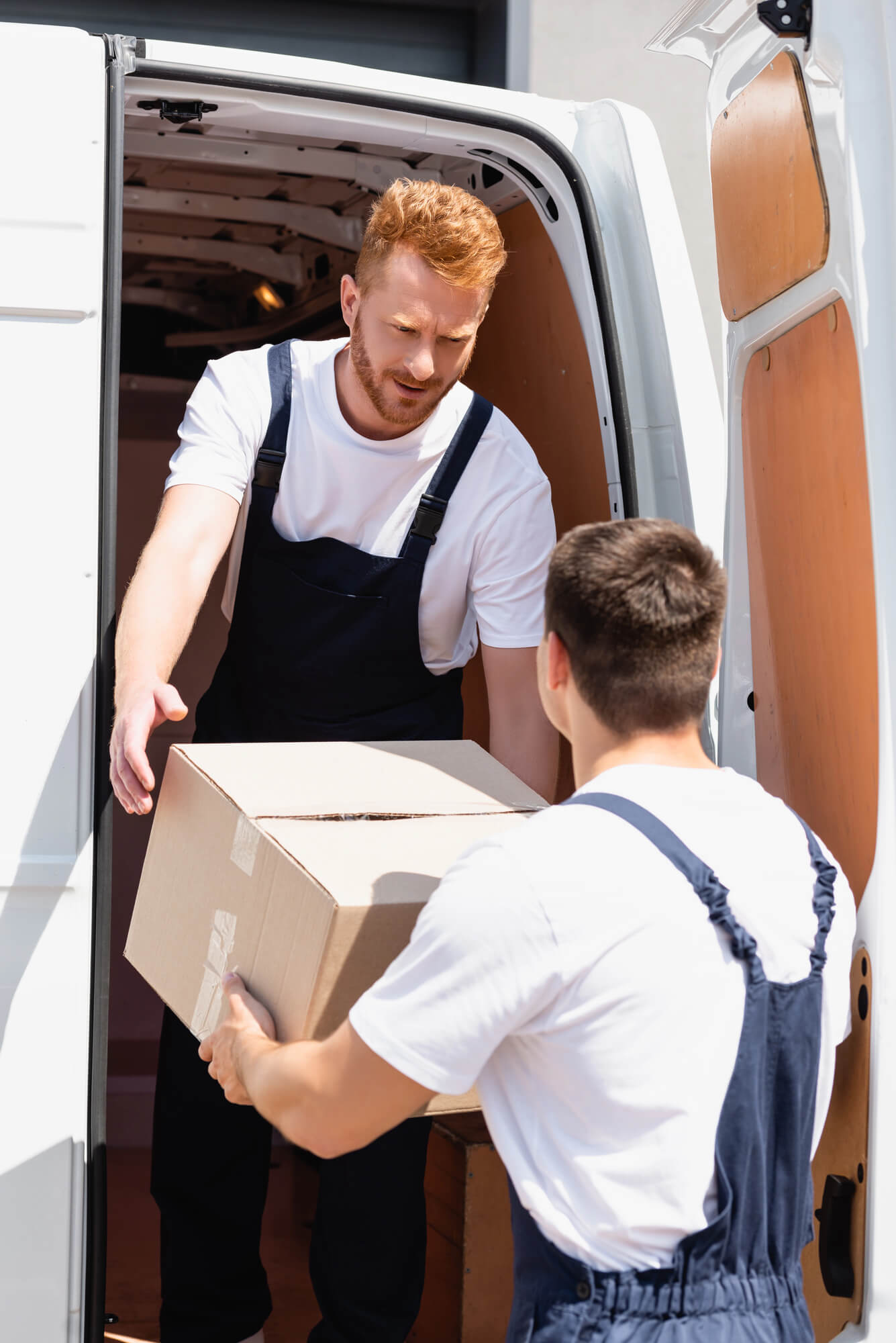 Sicher beladener Umzugswagen für einen flexiblen Selbstumzug 